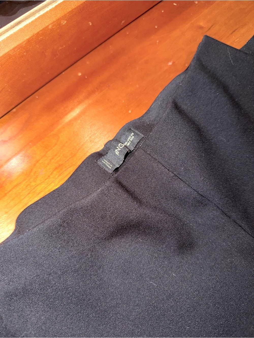 Mango MNG Black Capri Leggings Pants Size XS - Picture 2 of 6